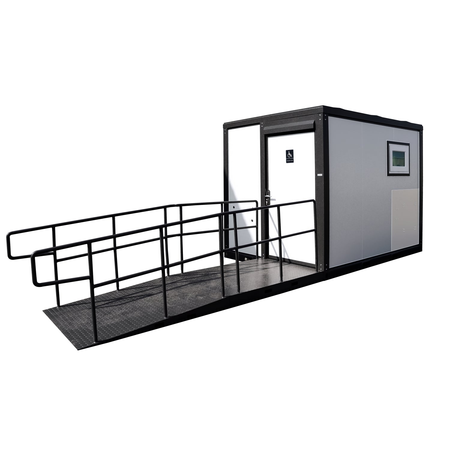 Bastone 10ft Handicap-Accessible Portable Toilet with Shower