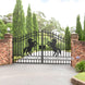 Greatbear 12x8 ft Dual Swing Driveway Steel Gate - Serenity Provision
