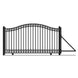 Aleko 12x6 ft Steel Sliding Driveway Gate - Serenity Provision