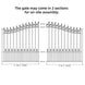 Aleko 12x6 ft Steel Sliding Driveway Gate - Serenity Provision