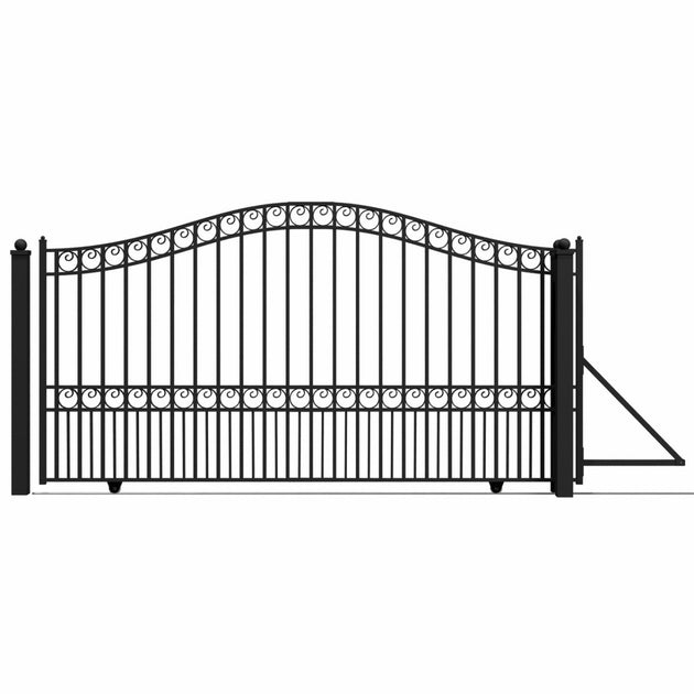 Aleko 12x6 ft Steel Sliding Driveway Gate - Serenity Provision