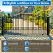 Aleko 16x6 ft Steel Sliding Driveway Gate - Serenity Provision