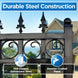 Aleko 16x6 ft Steel Sliding Driveway Gate - Serenity Provision