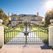 Greatbear 14x8 ft Steel Dual Swing Driveway Gate-European Style - Serenity Provision