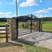Greatbear 14x8 ft Steel Dual Swing Driveway Gate - Serenity Provision
