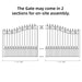 Aleko 14x6 ft Steel Sliding Driveway Gate - Serenity Provision
