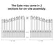 Aleko 14x6 ft Steel Sliding Driveway Gate - Serenity Provision