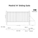 Aleko 14x6 ft Steel Sliding Driveway Gate - Serenity Provision