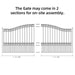 Aleko 14x6 ft Steel Sliding Driveway Gate - Serenity Provision