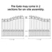 Aleko 14x6 ft Steel Sliding Driveway Gate - Serenity Provision