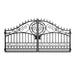 Greatbear 14x8 ft Steel Dual Swing Driveway Gate-European Style - Serenity Provision