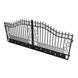 Greatbear 16x8 ft Dual Swing Driveway Gate with Star Pattern - Serenity Provision