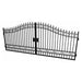Greatbear 16x8 ft Steel Dual Swing Driveway Gate - Serenity Provision