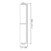 Aleko 16ft Steel Sliding Driveway Gate with 5ft Pedestrian Gate - Serenity Provision