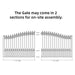 Aleko 16x6 ft Steel Sliding Driveway Gate - Serenity Provision