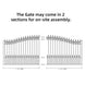 Aleko 16x6 ft Steel Sliding Driveway Gate - Serenity Provision