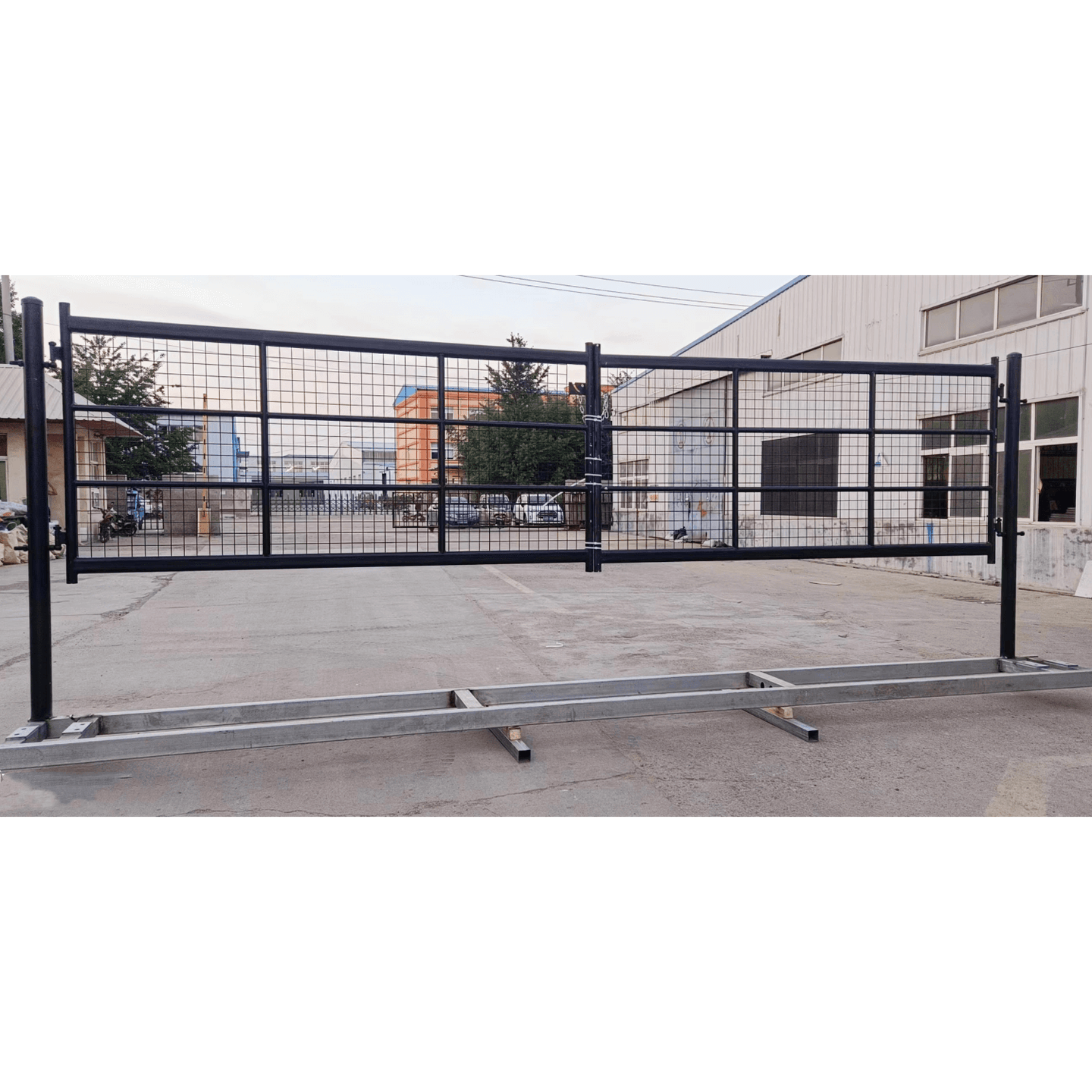 Greatbear 18 ft Farm Steel Grid Driveway Gate - Serenity Provision
