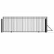 Aleko 18x6 ft Steel Sliding Driveway Gate - Serenity Provision