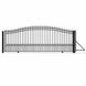 Aleko 18x6 ft Steel Sliding Driveway Gate - Serenity Provision