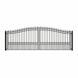Greatbear 18x6 ft Steel Dual Swing Driveway Gate - LONDON Style - Serenity Provision