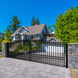 Greatbear 18x6 ft Steel Dual Swing Driveway Gate - LONDON Style - Serenity Provision