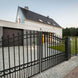 Greatbear 18x6 ft Steel Dual Swing Driveway Gate - LONDON Style - Serenity Provision