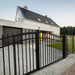 Aleko 16x7 ft Steel Dual Swing Driveway Gate with Pedestrian Door - Serenity Provision
