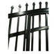Aleko 16x7 ft Steel Dual Swing Driveway Gate with Pedestrian Door - Serenity Provision