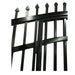 Greatbear 18x7 ft Steel Dual Swing Driveway Gate with Pedestrian Door - Serenity Provision