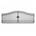 Greatbear 18x8 ft Steel Dual Swing Driveway Gate - Serenity Provision