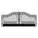 Greatbear 18x8 ft Steel Dual Swing Driveway Gate - Serenity Provision