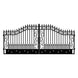 Greatbear 18x8 ft Steel Dual Swing Driveway Gate - Serenity Provision