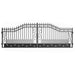 Greatbear 20x8 ft Steel Dual Swing Driveway Gate - Serenity Provision