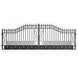 Greatbear 20x8 ft Steel Dual Swing Driveway Gate - Serenity Provision