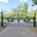 Greatbear 20x8 ft Steel Dual Swing Driveway Gate - Serenity Provision