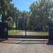 Greatbear 16x8 ft Dual Swing Driveway Gate with Star Pattern - Serenity Provision