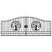 Greatbear 20x8 ft Steel Dual Swing Driveway Gate - Serenity Provision