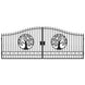 Greatbear 20x8 ft Steel Dual Swing Driveway Gate - Serenity Provision