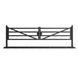 Greatbear 20 ft Farm Driveway Gate with Diagonal Tubes, Dual Swing - Serenity Provision