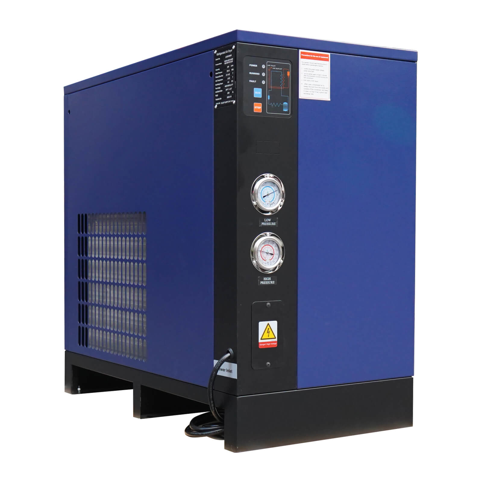 Chery Industrial 240CFM Refrigerated Air Dryer 3Phase 460V For Air Compressor
