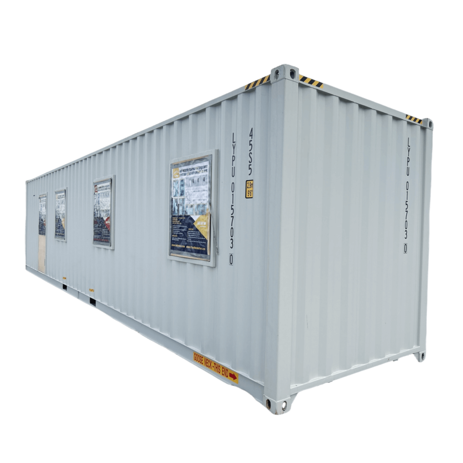 Chery Industrial 40ft Container House with 1 Bathroom
