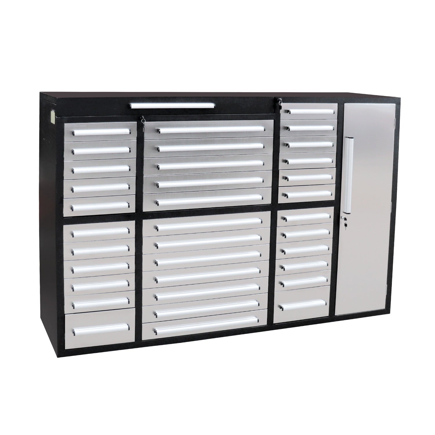 Chery Industrial 7ft Garage Storage Cabinet (35 Drawers & 1 Cabinet)