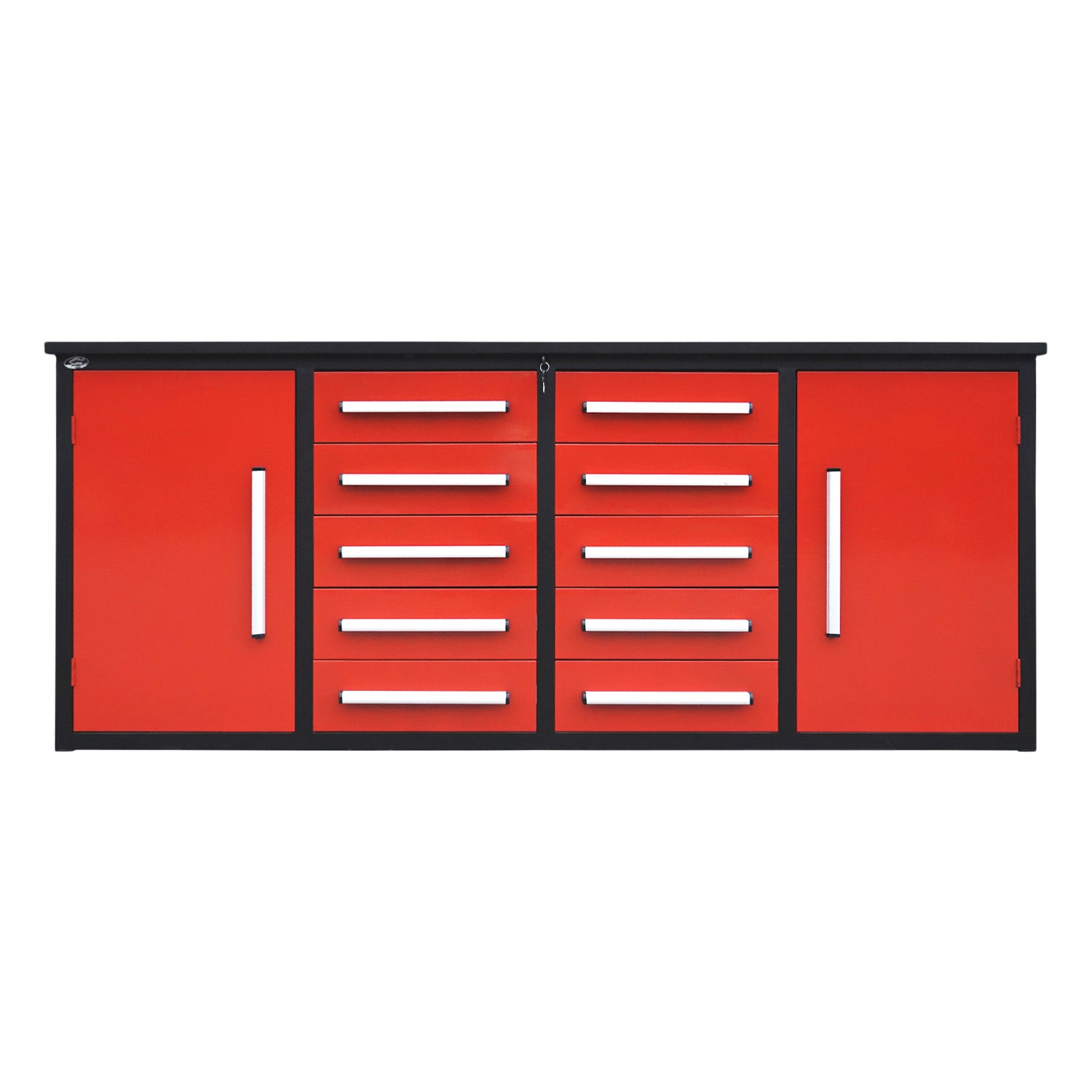 Chery Industrial 7ft Heavy Duty Workbench with 10 Drawers & 2 Cabinets