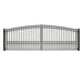 Greatbear 18x6 ft Steel Dual Swing Driveway Gate - PARIS Style - Serenity Provision