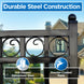Greatbear 18x6 ft Steel Dual Swing Driveway Gate - PARIS Style - Serenity Provision