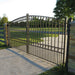 Greatbear 18x6 ft Steel Dual Swing Driveway Gate - PARIS Style - Serenity Provision