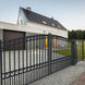 Greatbear 18x6 ft Steel Dual Swing Driveway Gate - PARIS Style - Serenity Provision