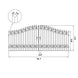 Greatbear 18x8 ft Steel Dual Swing Driveway Gate - Serenity Provision