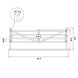 Greatbear 20 ft Farm Driveway Gate with Diagonal Tubes, Dual Swing - Serenity Provision