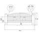 Greatbear 20x8 ft Dual Swing Driveway Gate with Ornamental Posts - Serenity Provision